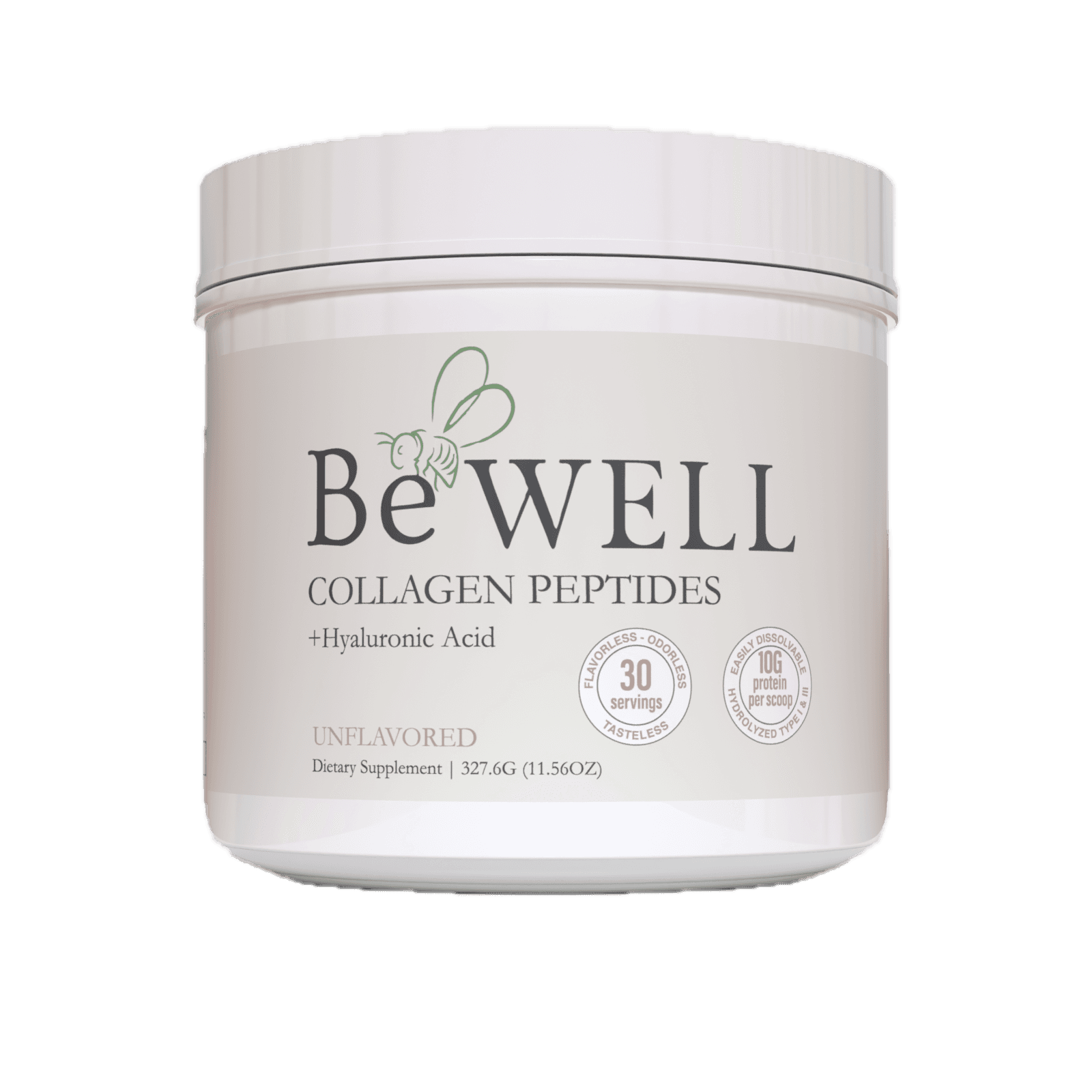 BeWELL Collagen Peptide + Hyaluronic Acid packaging